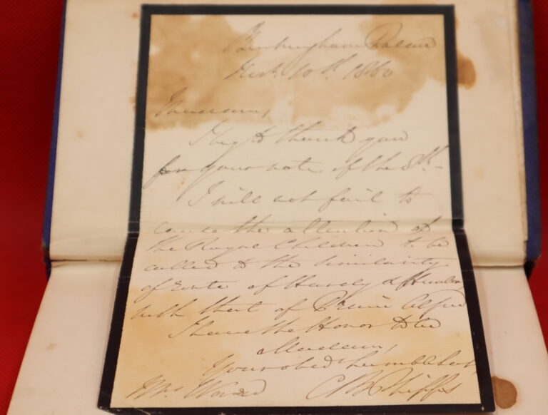 Charles Phipps Letter