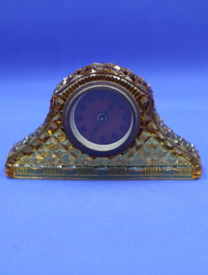 amber-glass-mantlepiece-clock