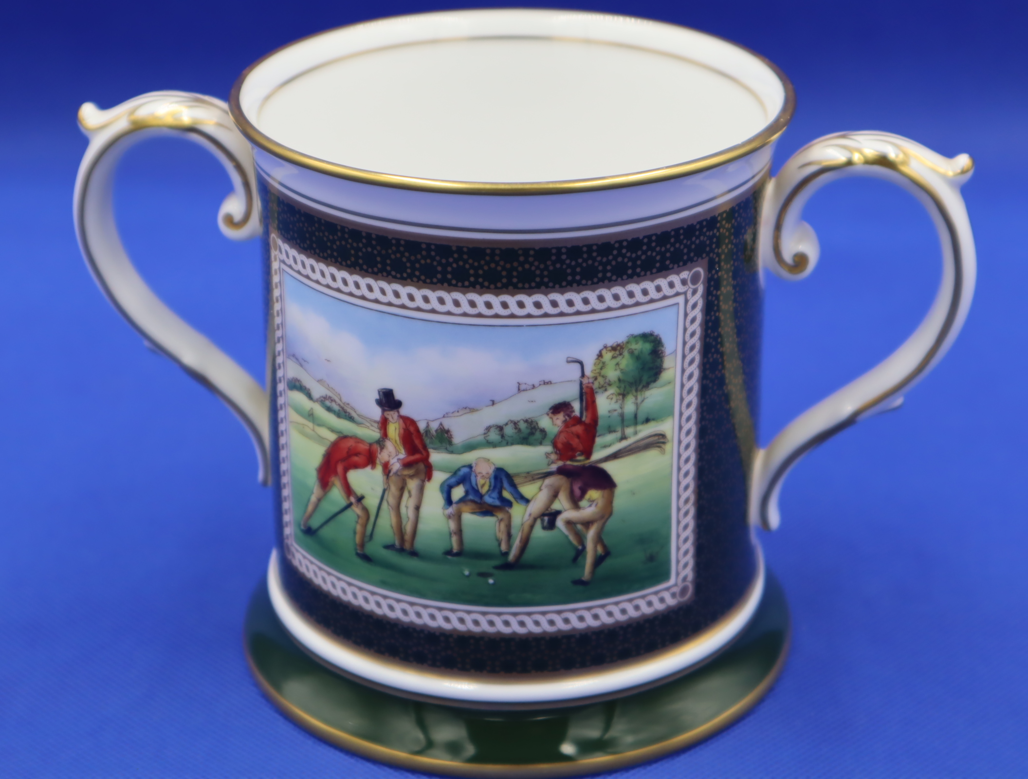 Spode Antique Golfing Scenes mug