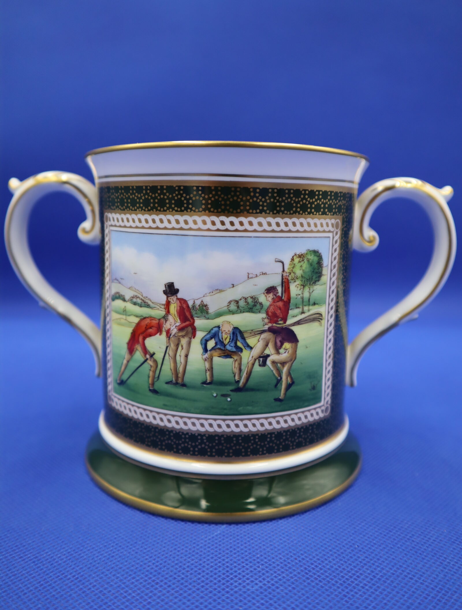 Spode Antique Golfing Scenes mug