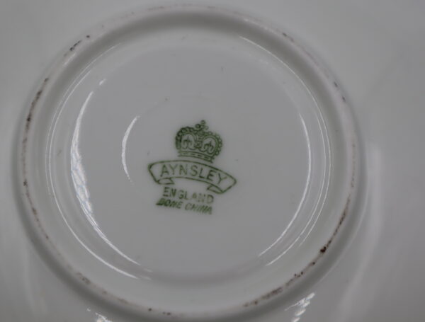 Aynsley Tea cup and Saucer set , individual red and gold patterns