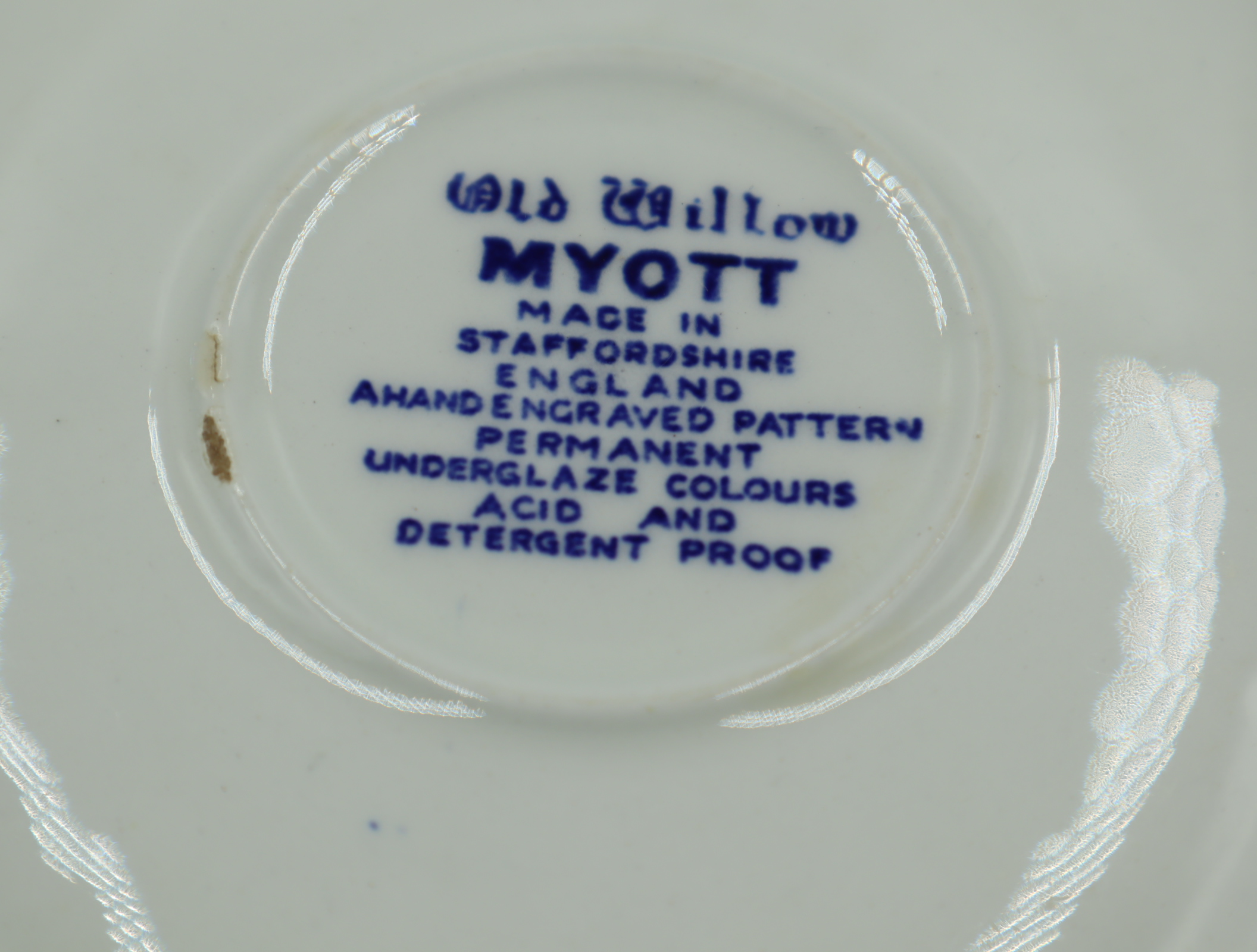 Old Myott Willow Cup and Saucer