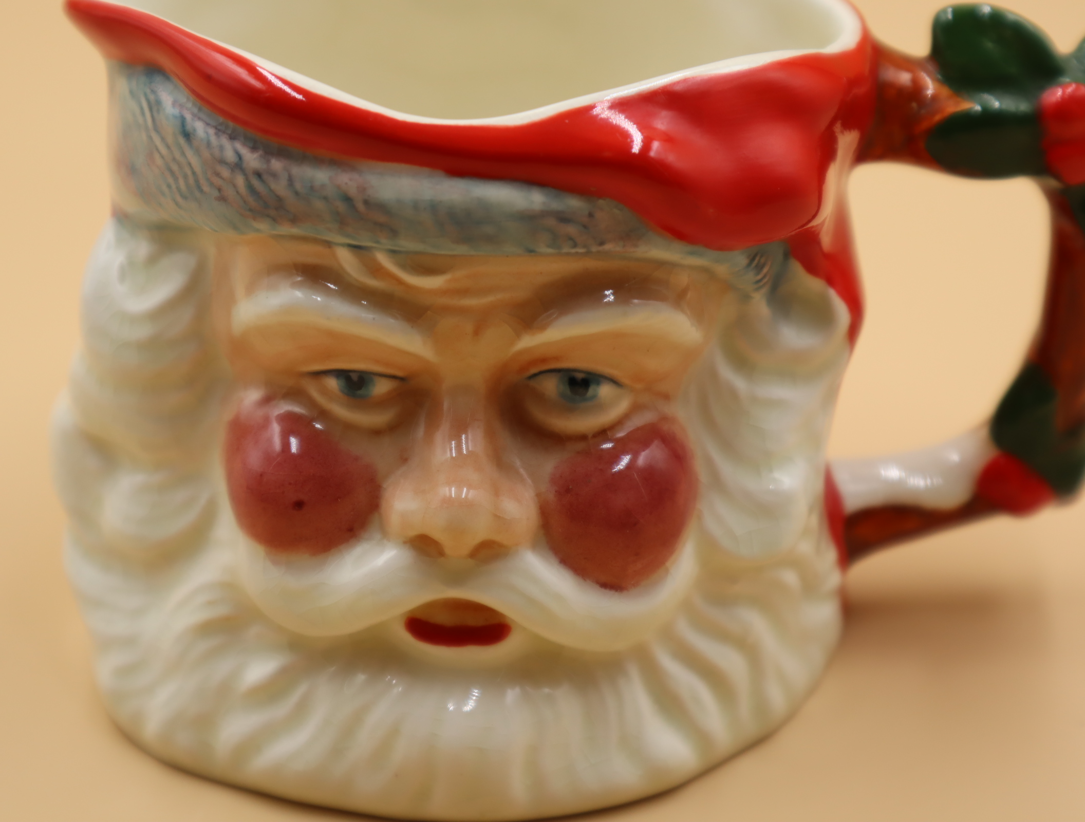 Father Xmas Staffordshire jug