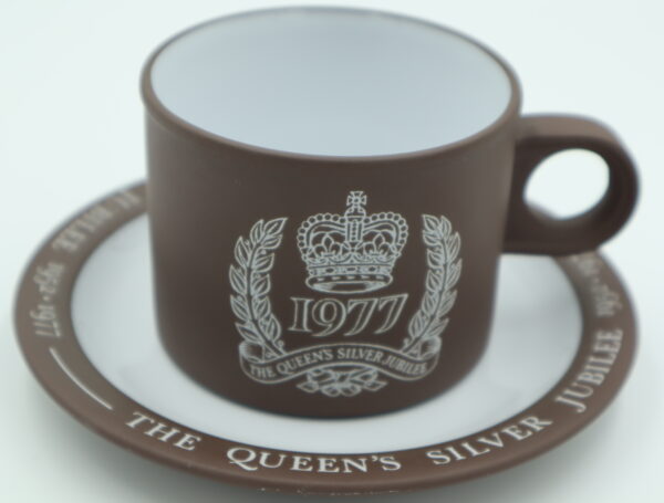 The Queens Jubilee Cup and saucer Hornsea 1953 - 1977