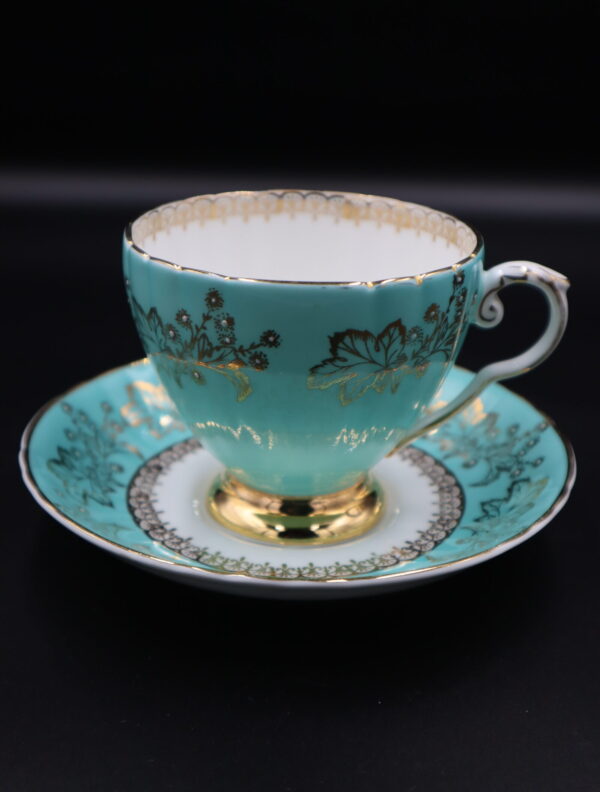 Royal Grafton Teal Cup and Saucer