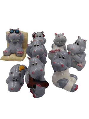 Hippo Figurines