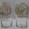 Coronation set of half pint glasses 1937