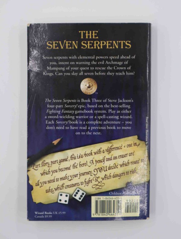 Steve Jackson Fighting Fantasy book The Seven Serpents