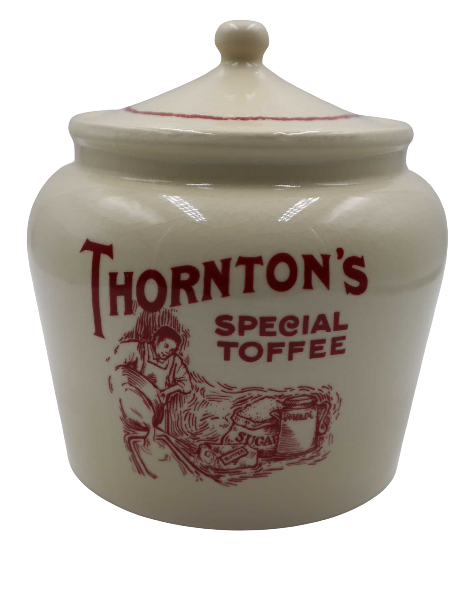 Thorntons Special Toffee Jar with lid