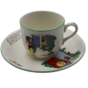 Crown Ducal Cup and Saucer Nursery Rhyme pattern