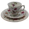 Crown Stafforshire teacup saucer plate trio