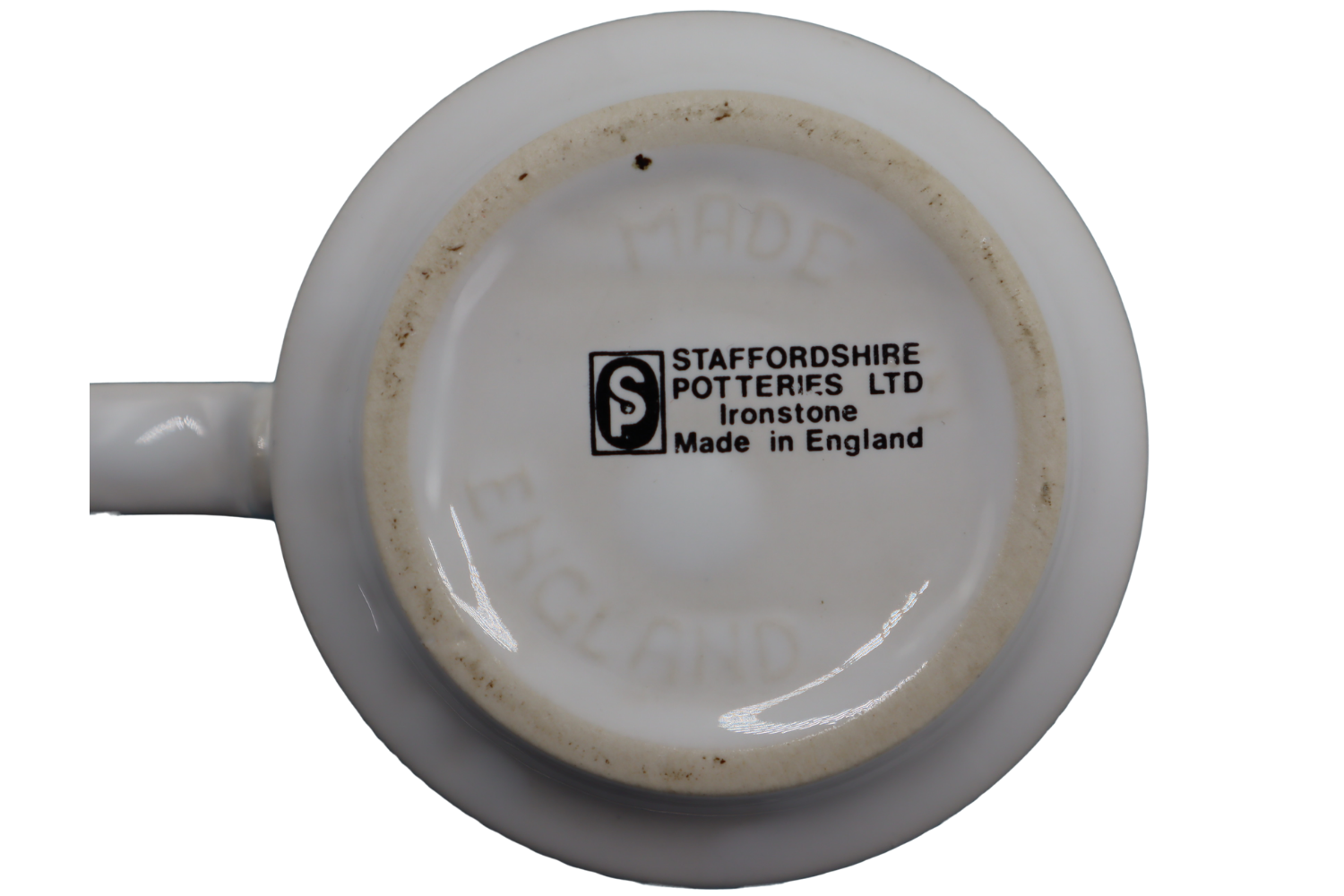 Staffordshire Potteries Blue 'Flower Power' Cup, Saucer and Plate Trio set - Image 3